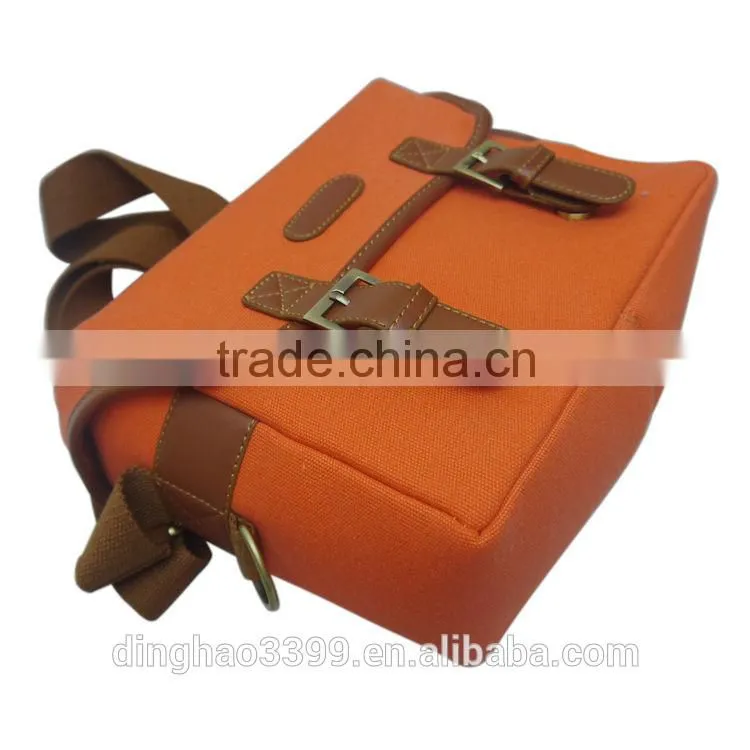 Waterproof Vintage Durable Canvas casual DSLR Digital Camera Bag carry Case Shoulder Messenger Bag