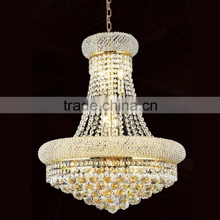 Competitive price high ceiling modern crystal chandelier from China 98108