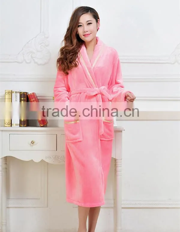 fashion sleepwear ,nightwear ,nightgown flannel robe