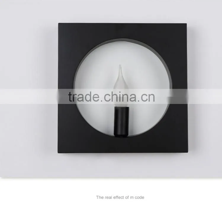 2015 New Arrival Square Wall Lights Modern Wall Lights Iron Simple Wall Lamp