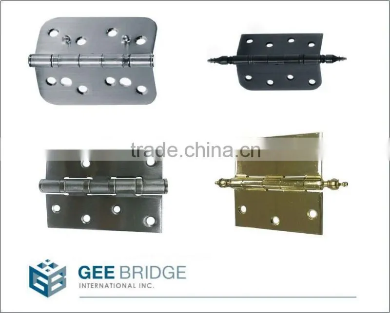 0203119 Steel Plain Ball Bearing Door Half Surface Hinge