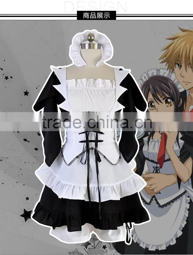 sexy japanese sissy maid dress anime maid uniform costume for girl