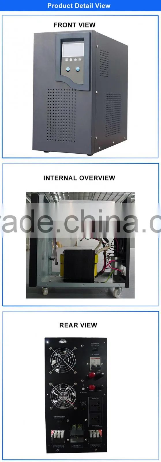 Eco-friendly safer system 5000w inverter for elevator
