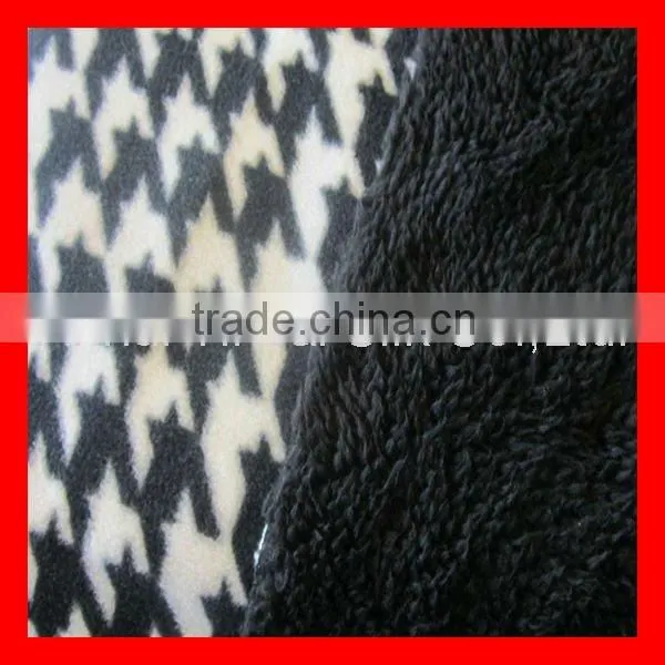 Polyester Sherpa Laminated Fleece Fabric