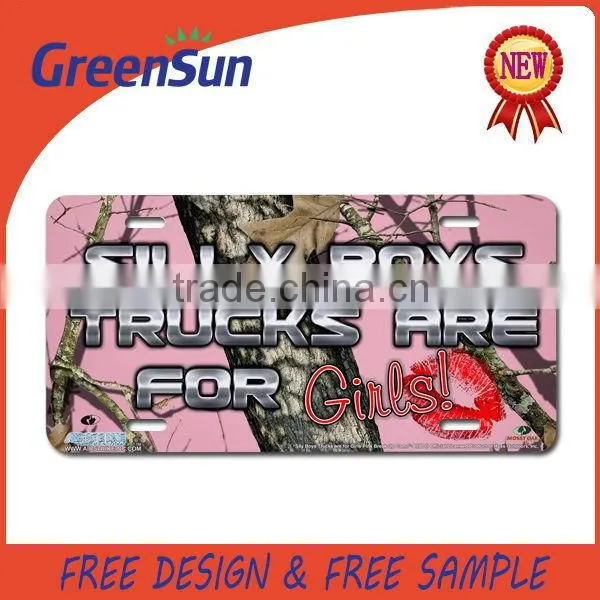 Wholesale Cheap customized license plate sublimation blanks