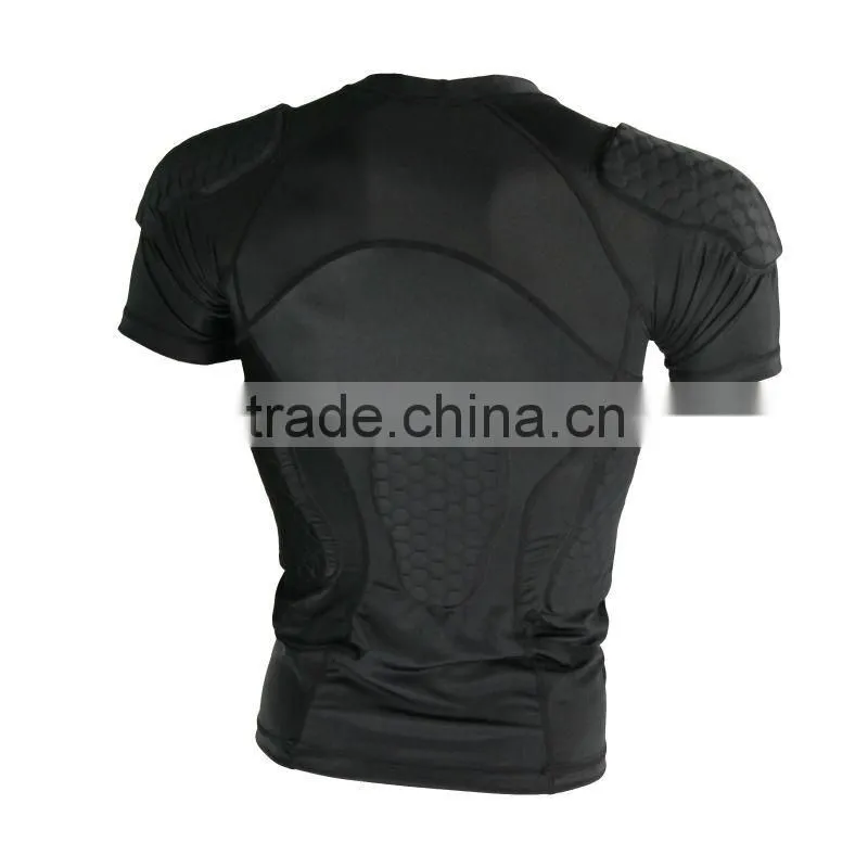 American Football Upper Body Protection wear,Pro Combat padded compression wear