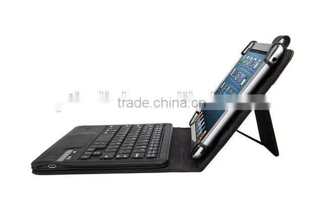 7"-10" Tablet PC Universal bluetooth keyboard Buckle leather case suit for Android Windos IOS system bluetooth 3.0