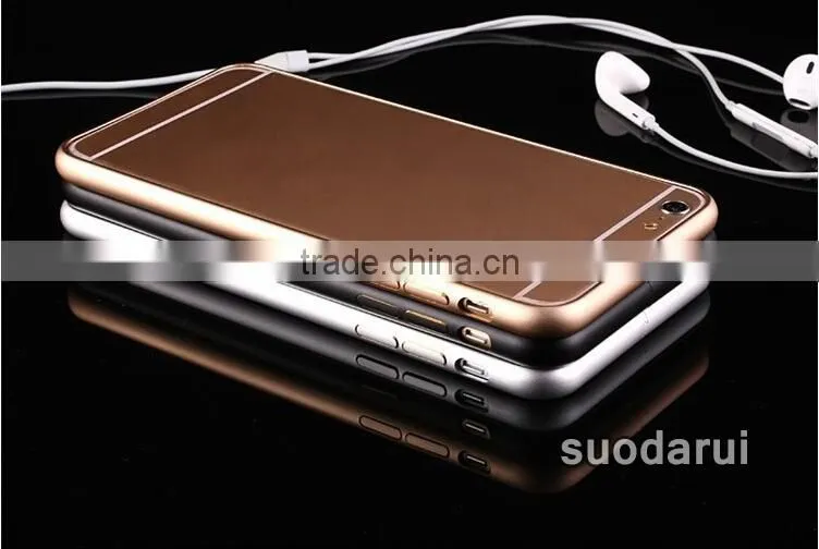 Cell Phone Metal Covers for iphone 6s Colorful Aluminum Frame bumper Case