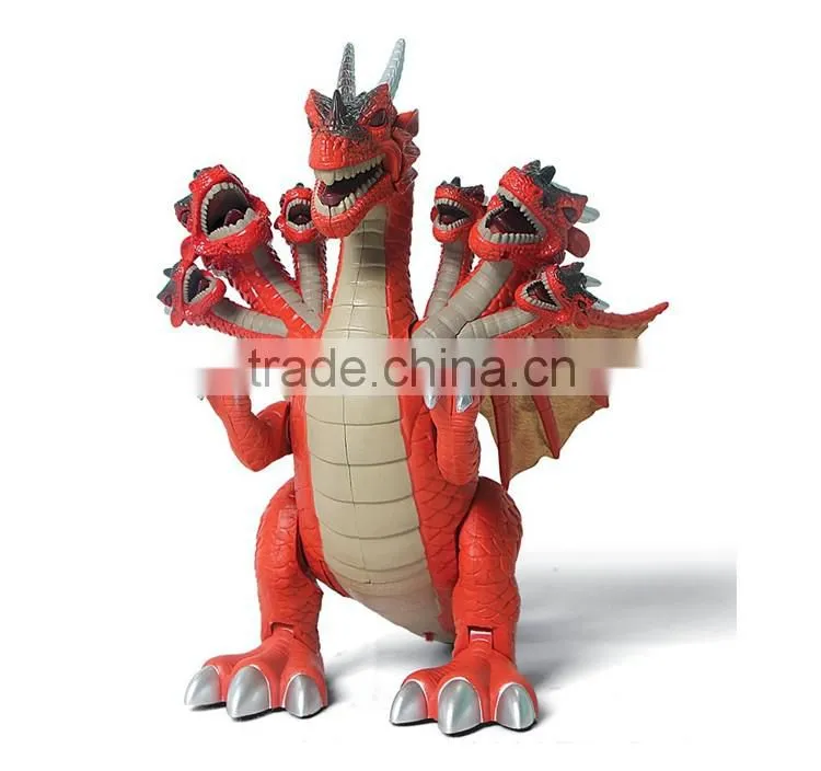 B/O moving dragon plastic dinosaur set