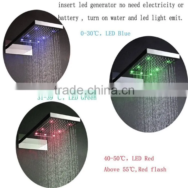 luxury led lamp illuminated shower head in construction & real estate