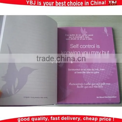 OEM manufacturer spiral binding hardcover book printing spiral bound book printing