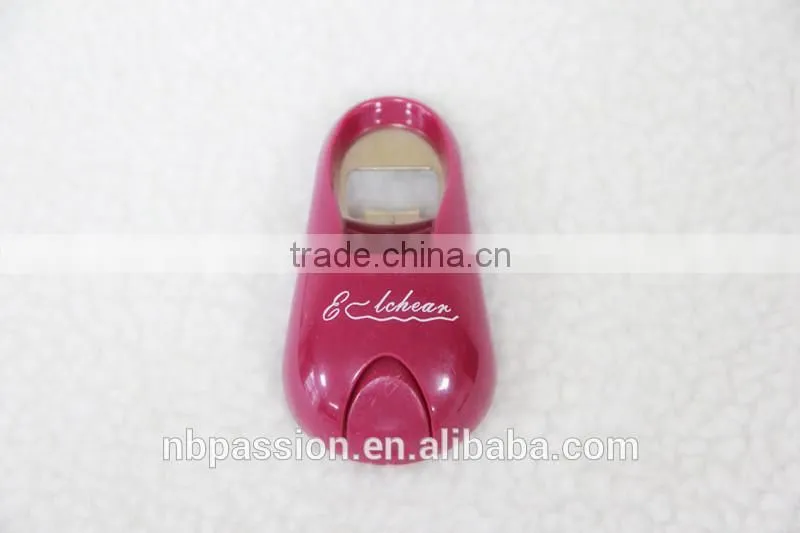 Plastic magnetic beer bottle opener, plastic wine bottle opener