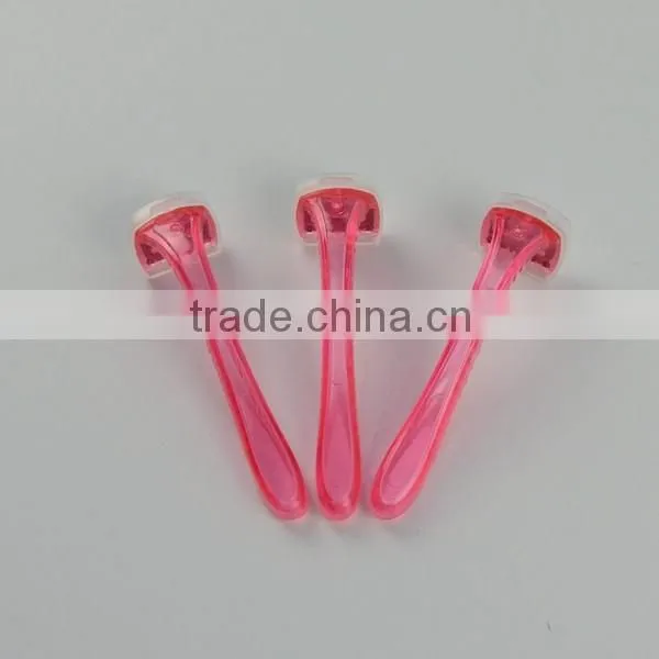 Plastic handle custom hotel women razor