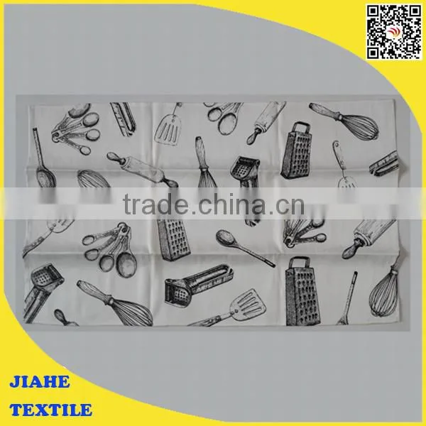 Factory direct sale cotton custom print tea towel