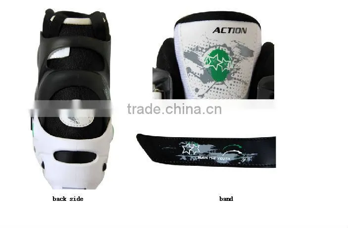2015 4 PU Wheels Popular Inline Skate Professional Sport Shoes Flashing Roller for Entertainment Roller Skates Shoes