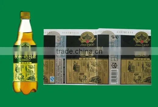Colorful PVC Shrink Wrap Bottle Label
