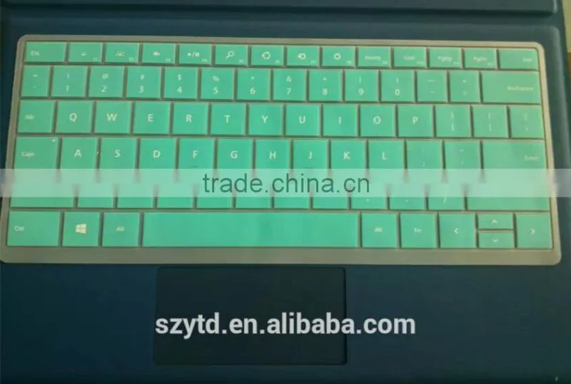 silicone keyboard cover for microsoft surface pro 3 type cover