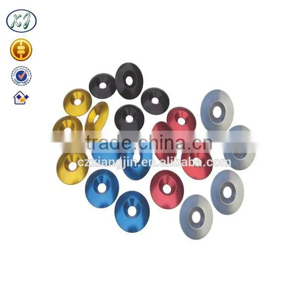 high quality refitting customized aluminum conical spring washer