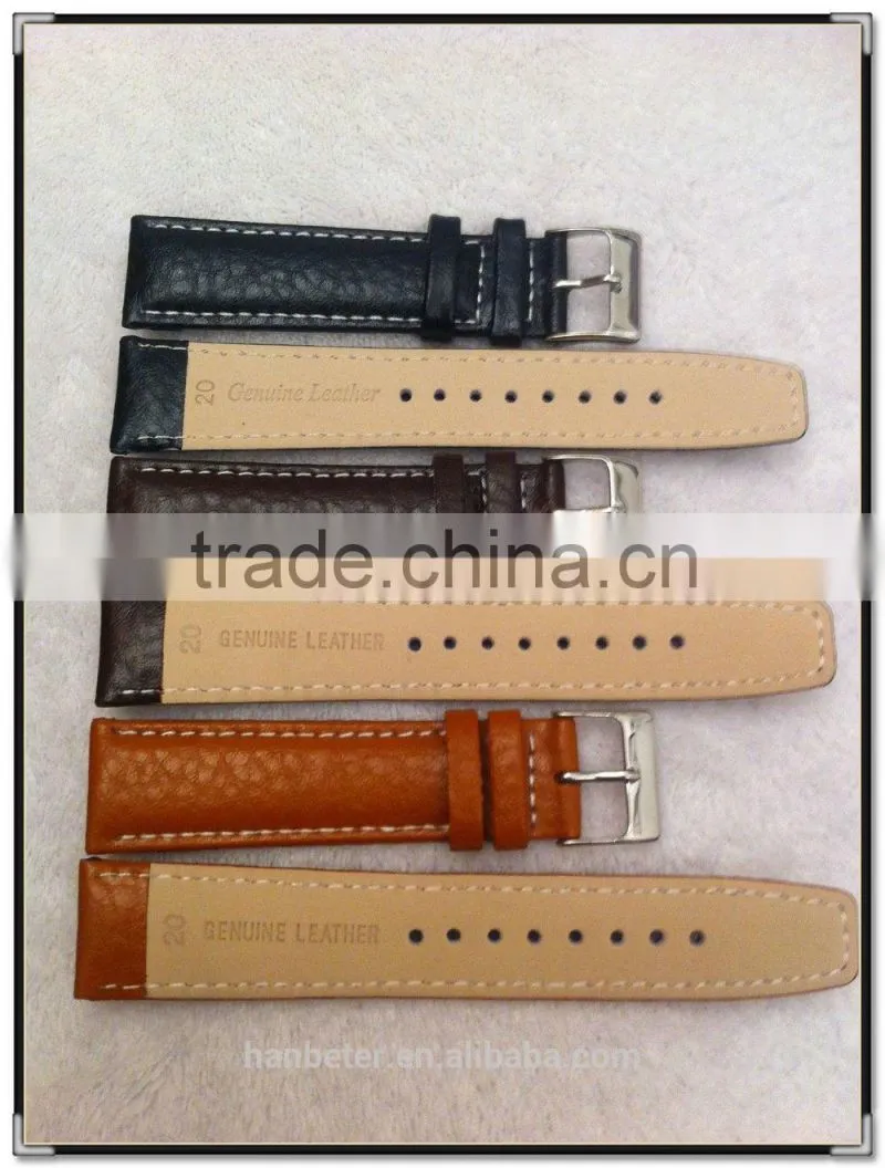 CE&RoHS Standard and Factory Supply Directly 2015 leather watch strap with buckle