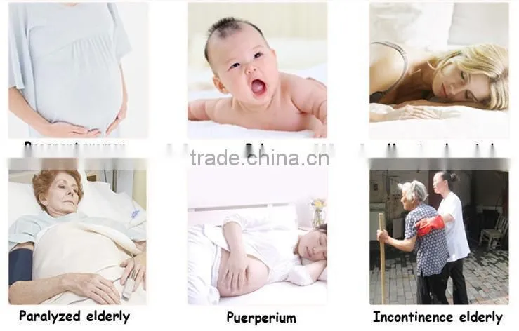 Disposable underpad for adult people in hospital