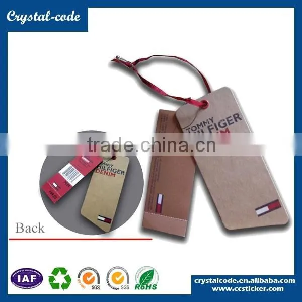Fabric name brand sticker lenticular clothing label