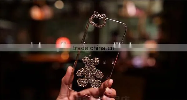 2015 New Arrival Ballerina Rhinestone PC Phone Case For Mobile Phones