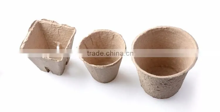 Paper pulp seedling cup flower/vegetable plant bio-degradable pot