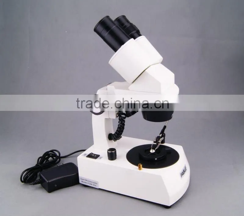 Professional High quality Generation 2nd Straight arm type Gem Microscope With F19 or F17 binocular lens