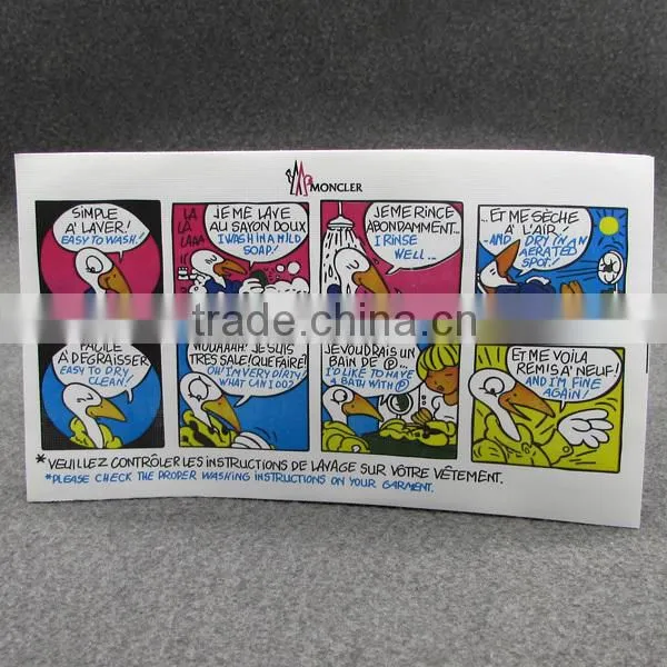 Lovely Cartoon Soft Material Labels For Garment