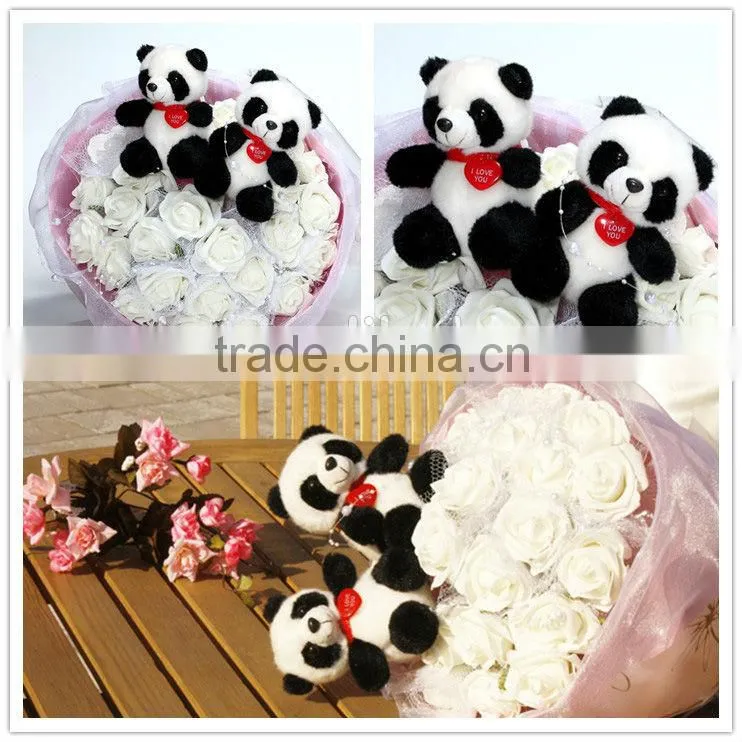 cute panda bouquet christmas import gift items from china