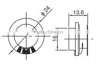 FBS24Z-1 2w 4ohm portable magnetic loudspeakers used for electronic products (FBELE)