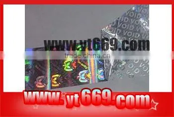 Anti-Tampering Seals/Hologram Security Label/Laser Holographic Sticker