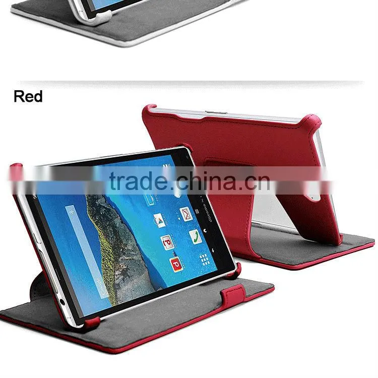 Special design stand leather case for tablet pc for AQUOS PAD SH-06F