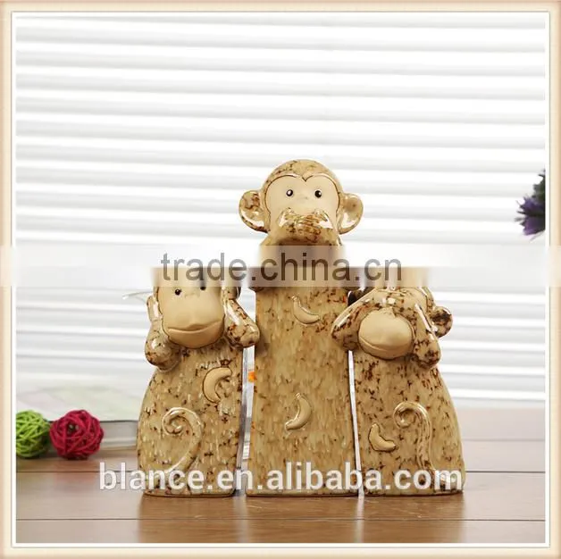 ceramic monkey figurine for monkey year promotional gift