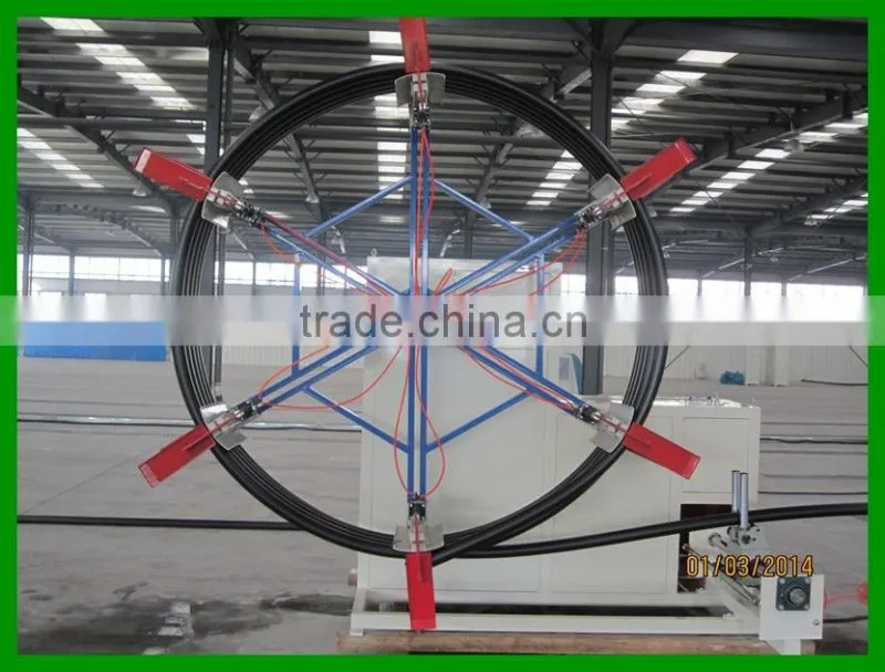 PE plastic pipe making machine
