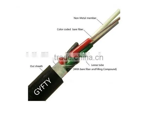 GYFTA Multi core 6 core duct outdoor optical fiber cable