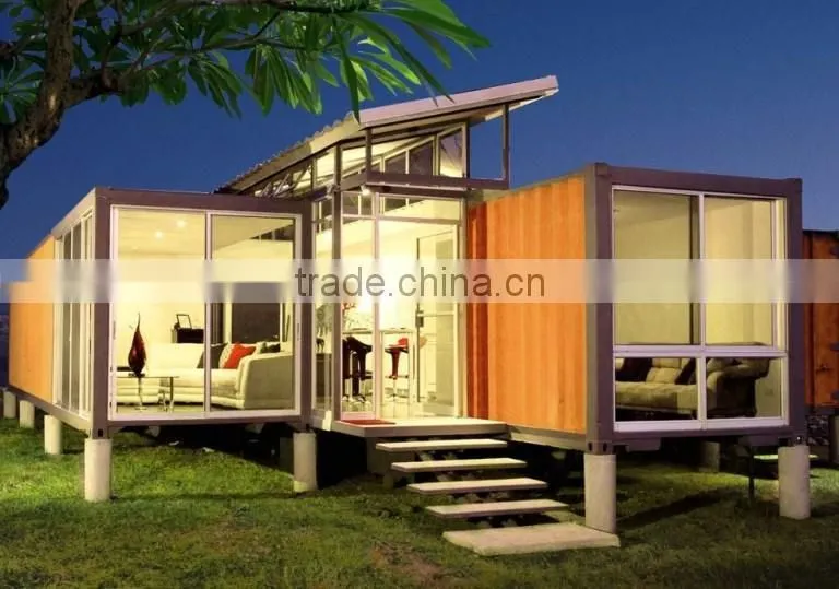2016 China Hot Selling Home Designs Container Homes Mobile Luxury Prefab Container Houses