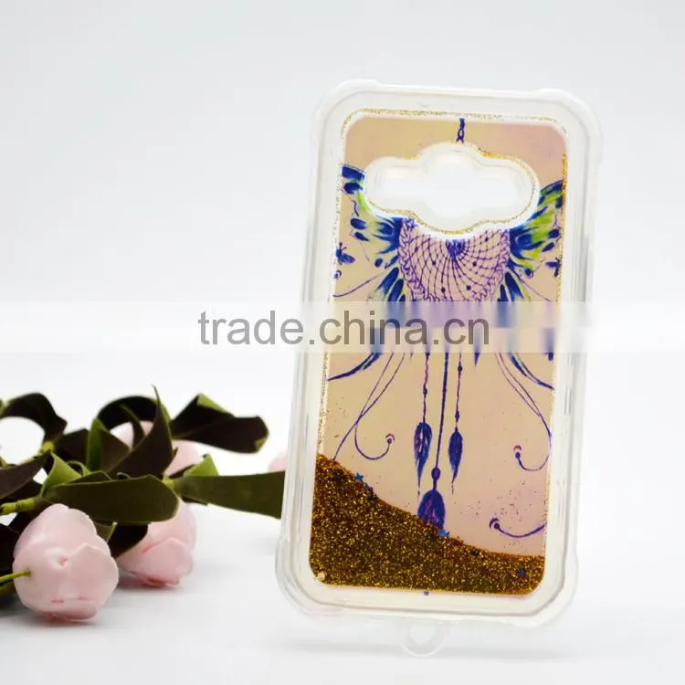 2016 hot selling liquid glitter phone tpu case for iPhone6S