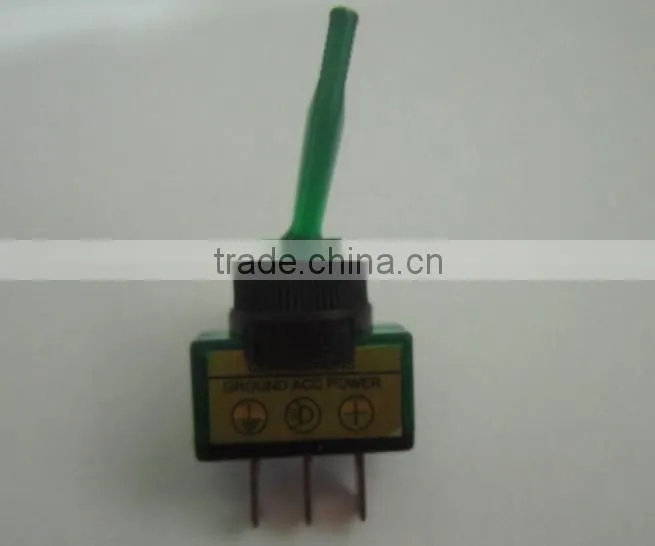 12V plastic toggle switch,toggle switch safety guard,illuminated toggle switch
