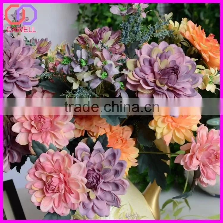 10 heads bush marigold flower wholesale artificial flowers