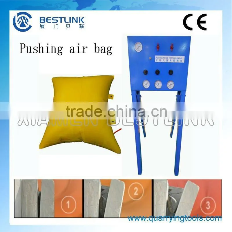 HOT!! Polymer air pushing bag for quarry marble