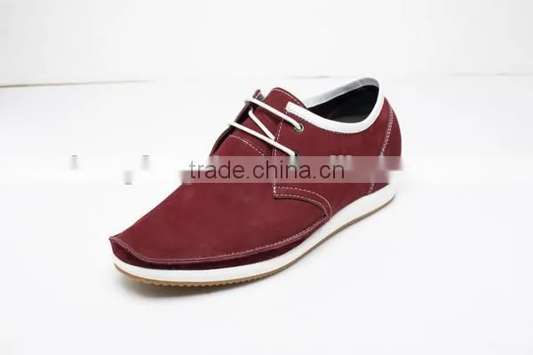 2015 F.W. Collection Ballet Toe Men Casual Shoes Fashion Men Leisure Shoes Nubuck Leather High Quality Men Shoes
