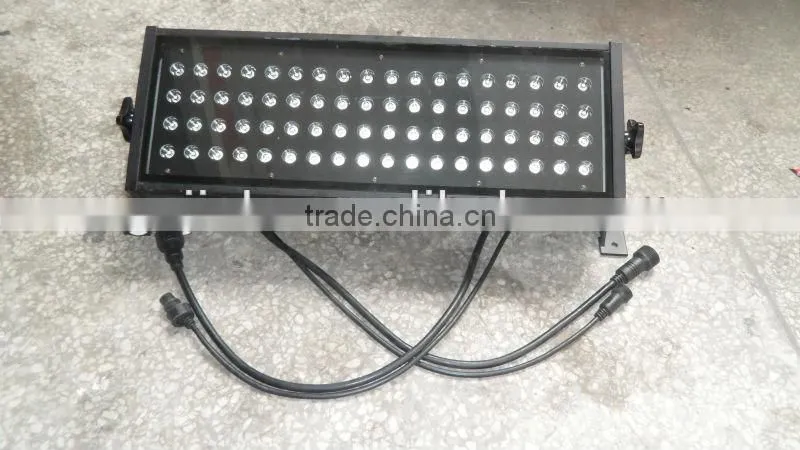 72pcs dmx light IP65 led wall washer rgb led par light