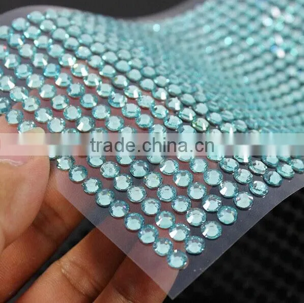 High quality DIY rhinestone custom 3d crystal sticker,3d car bady sticker design