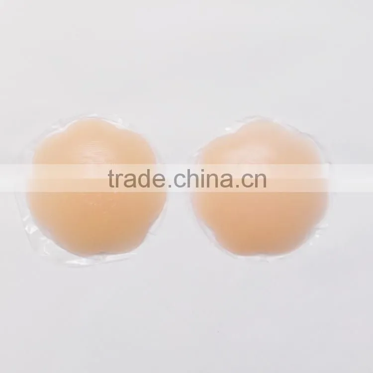 Junyan hot sale adhesive sexy nude silicone nipple cover nipple pasties
