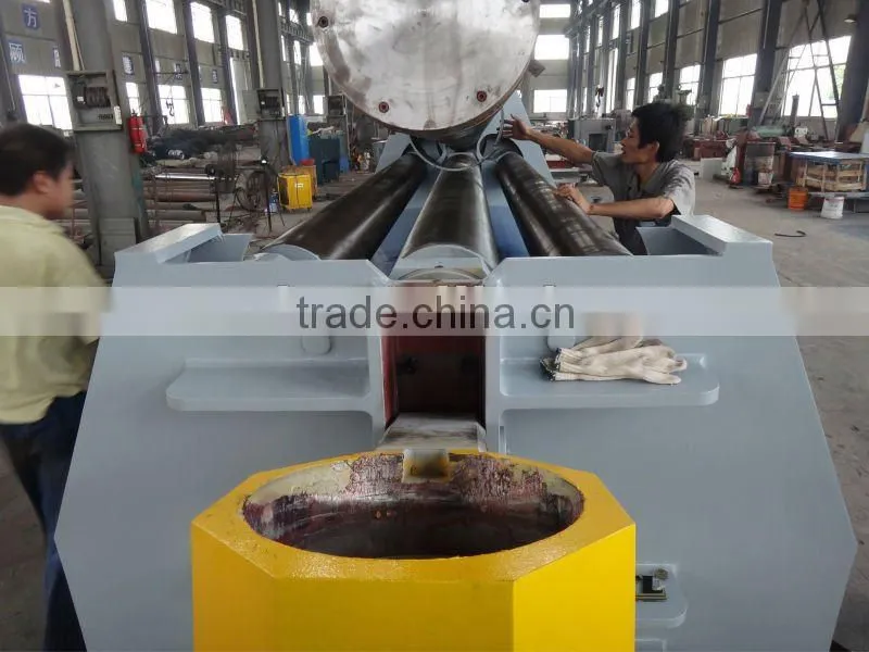 pre-bending plate rolling machine 4-roller CNC plate rolls bending machine