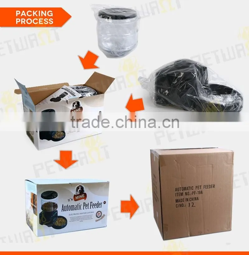 5.4L medium capacity battery operated smart pet feeder automatic