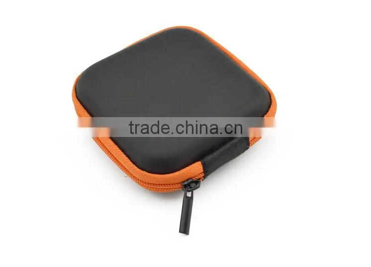 Mini Square Shape EVA Earphone Carrying Bag, EVA earphone case bag