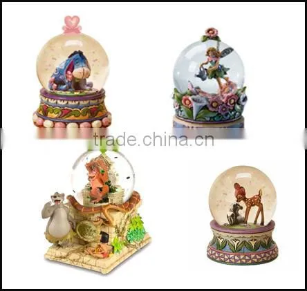 Tedy bear on the moon water globes gifts water globes