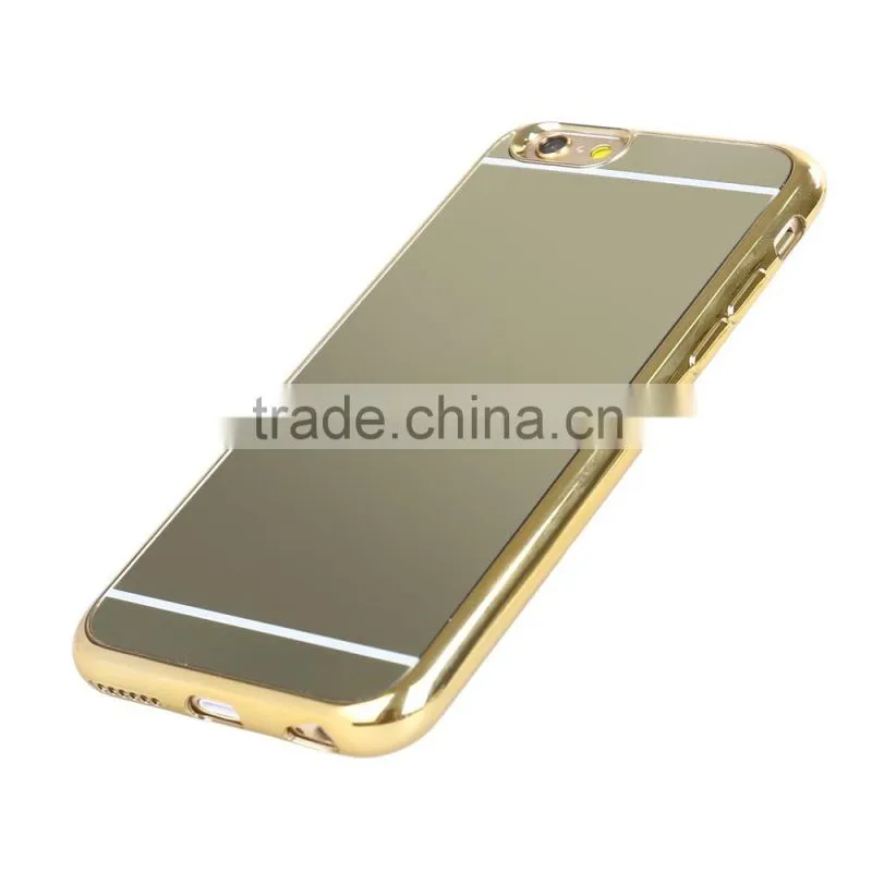 New Arrival Luxury Soft TPU Mirror Case for iPhone 6s Plus,For iPhone 6 Plus Mirror Case